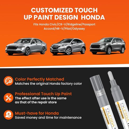 قلم مزيل خدوش السيارة لهوندا كريستال بلاك بيرل NH-731P طلاء اللمس للسيارات الكل في واحد قلم إصلاح الخدوش السحري لطلاء السيارة لـ CR-V/سيفيك/ريدجلاين/جواز السفر/أكورد/HR-V/Pilot/Odyssey in Kuwait