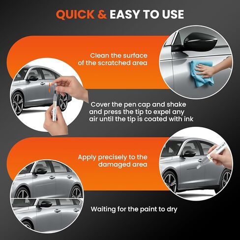قلم مزيل خدوش السيارة لهوندا كريستال بلاك بيرل NH-731P طلاء اللمس للسيارات الكل في واحد قلم إصلاح الخدوش السحري لطلاء السيارة لـ CR-V/سيفيك/ريدجلاين/جواز السفر/أكورد/HR-V/Pilot/Odyssey in Kuwait