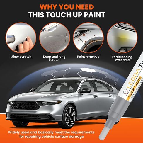 قلم مزيل خدوش السيارة لهوندا كريستال بلاك بيرل NH-731P طلاء اللمس للسيارات الكل في واحد قلم إصلاح الخدوش السحري لطلاء السيارة لـ CR-V/سيفيك/ريدجلاين/جواز السفر/أكورد/HR-V/Pilot/Odyssey in Kuwait