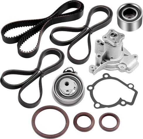 ECCPP مؤقت اشتعال طقم مضخة مياه مناسب لـ 2007-2010 لشركة Hyundai Elantra 2005-2009 لشركة Hyundai Tucson 2010 لكيا سول 2007-2009 لكيا سبكترا 2007-2009 لكيا Spectra5 in Saudi Arabia