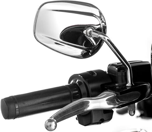 Mofun 8mm Black Mirrors Tapered Rear Mirror Compatible with Harley Softail Dyna Road King Street Glide Electra Road Glide Sportster 1982-2025 in Saudi Arabia