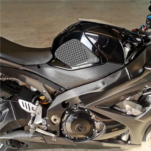 for Suzuki GSX-R GSXR 1000 2001-2016 GSXR1000 Motorcycle Accessories Tank Pads Side Anti Slip Sticker Protector(Black 2001-2008) in Saudi Arabia