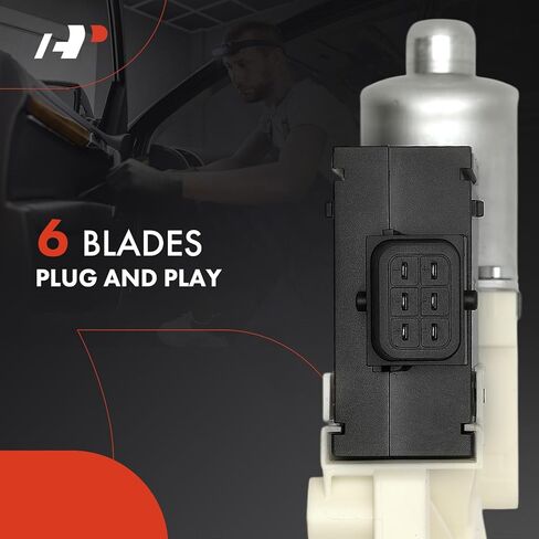 محرك رفع النافذة الكهربائي A-Premium متوافق مع بوصلة سلسلة Jeep MK/MP 2017-2024، جانب الراكب الأمامي الأيمن in Saudi Arabia