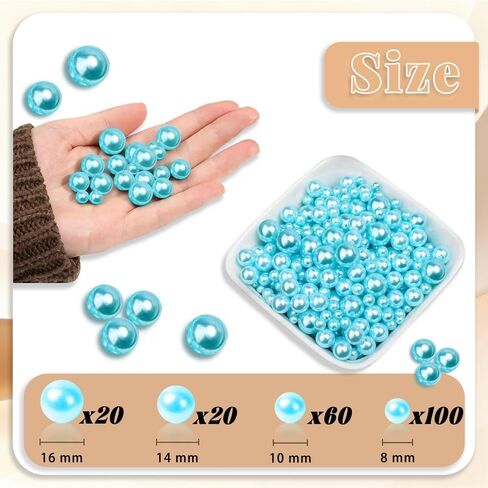 Elegant Vase Filler About 200 Crystal Clear Beads & ABS Simulated Pearls for Floral Arrangements, Wedding Centerpieces, and Home Deco (Red) in Saudi Arabia