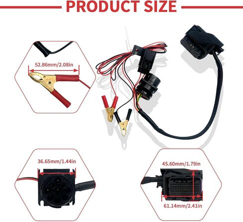 Diagnostic Cable Fit for Paccar MX13 EPA17 ACM,for Heavy Duty/Commercial Vehicles,Engine Diagnose Issues Wiring Harness in Saudi Arabia