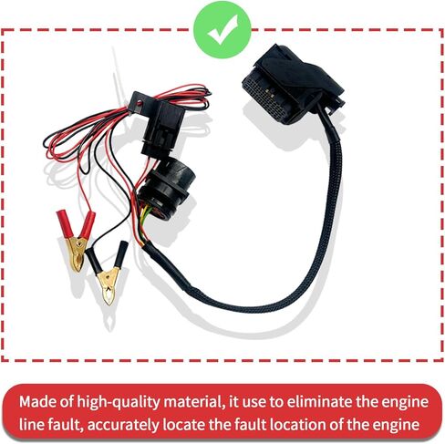 Diagnostic Cable Fit for Paccar MX13 EPA17 ACM,for Heavy Duty/Commercial Vehicles,Engine Diagnose Issues Wiring Harness in Saudi Arabia