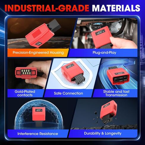 Autel Original MaxiSYS 8-Pin CV محول لفولفو، 8 دبابيس إلى Obd2 16 دبابيس لموصل كابل فولفو للطرق الوعرة، العمل مع Autel Heavy Duty Truck Scanner MS908CV MS908CV II MS909CV MS906CV MaxiFlash VCI in Saudi Arabia