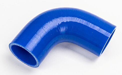 Silicone 90° Elbow Intake Hose with 2 T-Bolt Clamps – 1.75" Diameter, Black – 4-Ply Reinforced, High Temp, 200 PSI – Universal Turbo, Intercooler, Cold Air & Engine Applications in Saudi Arabia