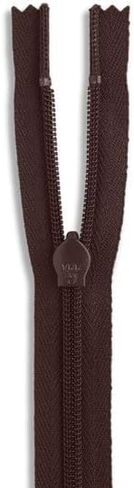 18" Invisible Nylon Coil Non-Separating Closed-End Zipper – Concealed Zipper for Pants, Skirts, Dresses, Upholstery – #2 Coil (4.1mm) (Wine) in Saudi Arabia