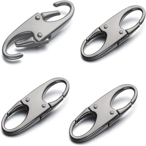 Anti Theft Zipper Clip (4-Pack) – Double Small Carabiner Clips for Backpacks, Luggage & Bags， Secure Zipper Closure for Travel, Gym & Hiking in Saudi Arabia