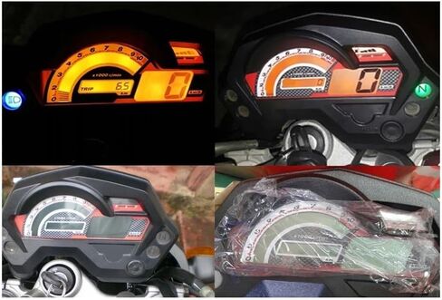 Motorcycle Speedometer Motorcycle Tachometer Tachometer Dashboard Gauge Motorbike for FZ16 FZ 16 Accessories Dual Odometer Tachometer in Saudi Arabia
