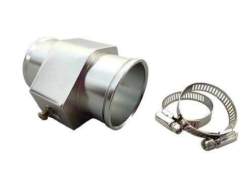 30mm Water Temp Joint Pipe Radiator Hose Temperature Gauge Sensor Adapter with Clamps (Blue) in Saudi Arabia