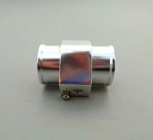 30mm Water Temp Joint Pipe Radiator Hose Temperature Gauge Sensor Adapter with Clamps (Blue) in Saudi Arabia
