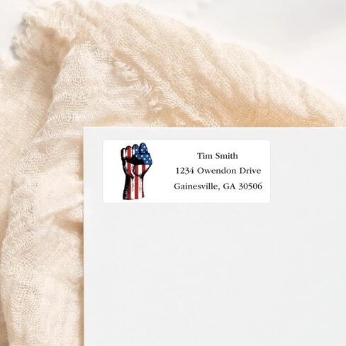 Address Labels Personalized Return Address Labels, 2.6" x 1" Monogram Custom Mailing Label for Envelopes (30-1200) Customized Self Adhesive Stickers Printable Mail Envelope Adress Label, White in Saudi Arabia