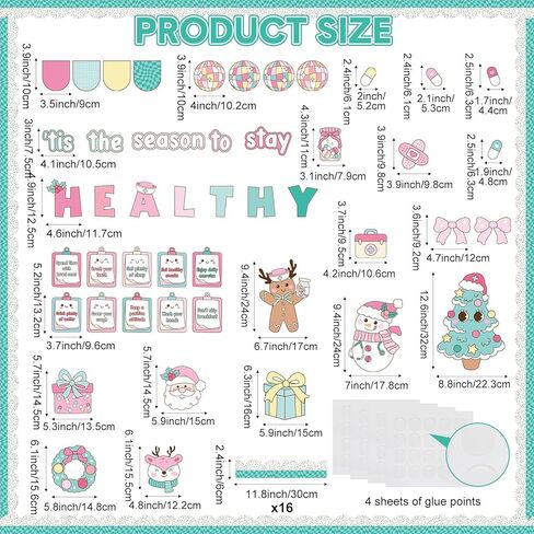 Funrous Winter Bulletin Board Decorations Set Christmas Bulletin Board Positive Winter Classroom Decoration Cocoa Mug Marshmallow Gloves Paper Cutouts Borders for Holiday School Home Wall Decor in Saudi Arabia