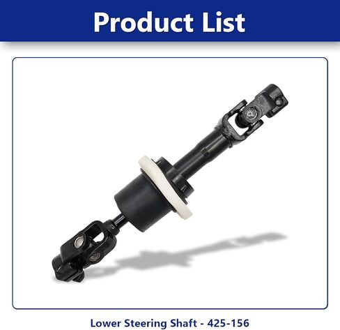 Steering Shaft, Replacement for Steering Intermediate Shaft Columns Compatible with 2004-2012 Chevrolet Malibu, 2005-2010 Pontiac G6, 2007-2009 Saturn Aura - 425156 in Saudi Arabia