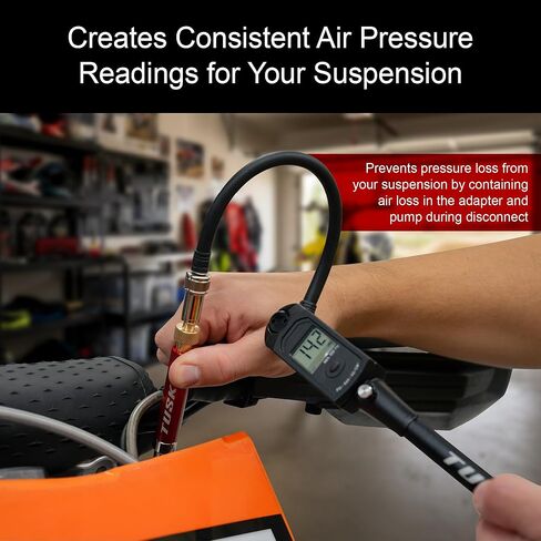 Tusk Leak‑Free Air Suspension Adaptor – Easy Air-Fill Tool for Air Forks & Shocks (Schrader Valve Compatible) in Saudi Arabia