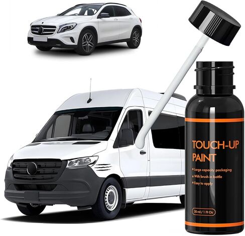 147 Arctic White Touch Up Paint for Mercedes Benz, DIY Car Paint Scratch Repair Kit, Automotive Paints, Quick & Easy Fix Scratch Repair for Sprinter/Metris/Vito/Viano in Saudi Arabia