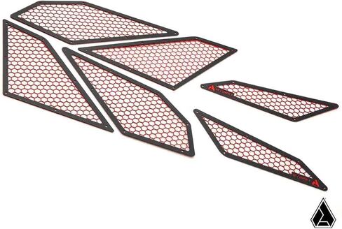 SuperATV Assault Industries Intake Cover for Polaris RZR PRO XP/Turbo R/Pro R | Red | Protects Frog Skin on Air Intake | Aluminum Construction in Saudi Arabia