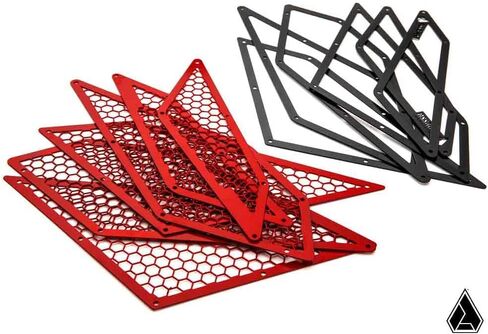 SuperATV Assault Industries Intake Cover for Polaris RZR PRO XP/Turbo R/Pro R | Red | Protects Frog Skin on Air Intake | Aluminum Construction in Saudi Arabia