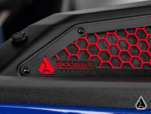 SuperATV Assault Industries Intake Cover for Polaris RZR PRO XP/Turbo R/Pro R | Red | Protects Frog Skin on Air Intake | Aluminum Construction in Saudi Arabia