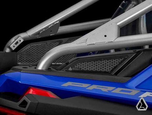 SuperATV Assault Industries Intake Cover for Polaris RZR PRO XP/Turbo R/Pro R | Grey | Protects Frog Skin on Air Intake | Aluminum Construction in Saudi Arabia