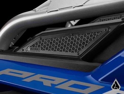 SuperATV Assault Industries Intake Cover for Polaris RZR PRO XP/Turbo R/Pro R | Grey | Protects Frog Skin on Air Intake | Aluminum Construction in Saudi Arabia