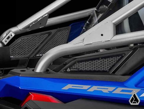 SuperATV Assault Industries Intake Cover for Polaris RZR PRO XP/Turbo R/Pro R | Grey | Protects Frog Skin on Air Intake | Aluminum Construction in Saudi Arabia
