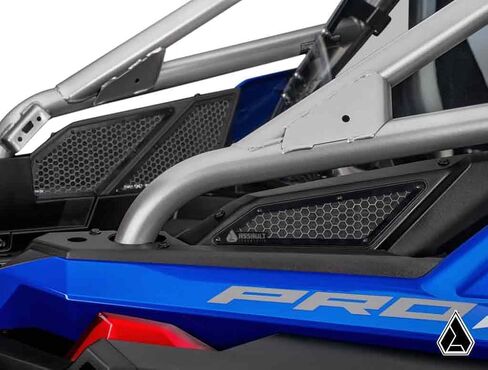 SuperATV Assault Industries Intake Cover for Polaris RZR PRO XP/Turbo R/Pro R | Grey | Protects Frog Skin on Air Intake | Aluminum Construction in Saudi Arabia