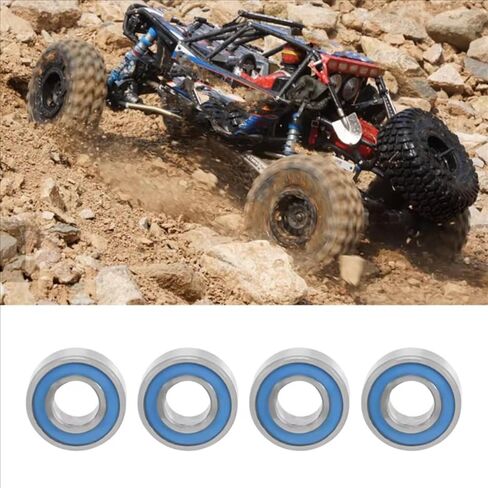 Compatible with Tamiya for TT-01 TT01E TT01D for TT02B 1/10 RC Car Upgrades Parts Accessories 20PCS Sealed Ball Bearing Kit RC Car Accessories in Saudi Arabia
