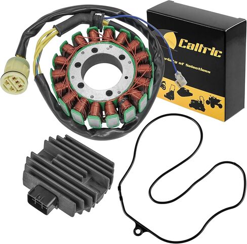 Caltric Stator and Rectifier with Gasket Compatible with Honda Foreman Rubicon 500 TRX500FA 2001-2014 in Saudi Arabia