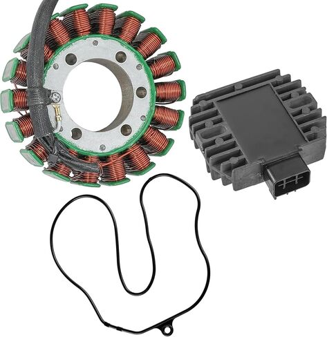 Caltric Stator and Rectifier with Gasket Compatible with Honda Foreman Rubicon 500 TRX500FA 2001-2014 in Saudi Arabia
