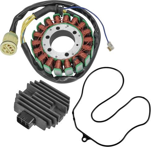 Caltric Stator and Rectifier with Gasket Compatible with Honda Foreman Rubicon 500 TRX500FA 2001-2014 in Saudi Arabia