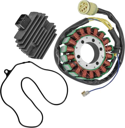 Caltric Stator and Rectifier with Gasket Compatible with Honda Foreman Rubicon 500 TRX500FA 2001-2014 in Saudi Arabia