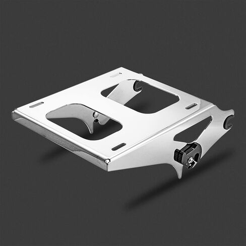 WeiSen Detachable Tour Trunk Luggage Rack Two-Up Tour Trunk Mount Quick-Detach Compatible with Harley Touring Road King Electra Street Road Glide 2014-2025 Chrome in Saudi Arabia