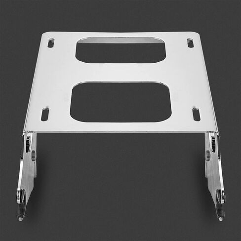 WeiSen Detachable Tour Trunk Luggage Rack Two-Up Tour Trunk Mount Quick-Detach Compatible with Harley Touring Road King Electra Street Road Glide 2014-2025 Chrome in Saudi Arabia