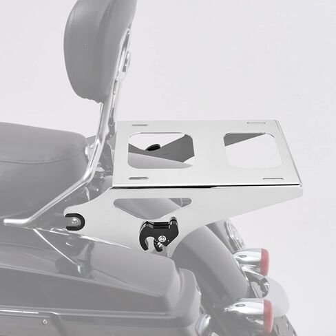 WeiSen Detachable Tour Trunk Luggage Rack Two-Up Tour Trunk Mount Quick-Detach Compatible with Harley Touring Road King Electra Street Road Glide 2014-2025 Chrome in Saudi Arabia