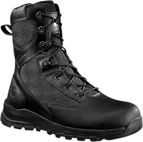 Carhartt FH8421-M15W Gilmore Waterproof 8" Side Zip Nano Toe Work Boot Black 15W in Saudi Arabia
