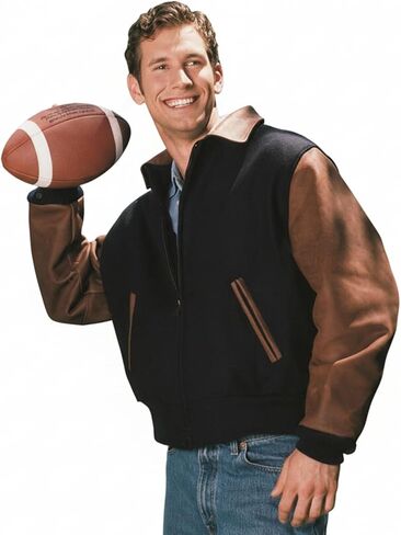 REED Men's Tall Executive Varsity Jacket Union Made in USA in Kuwait