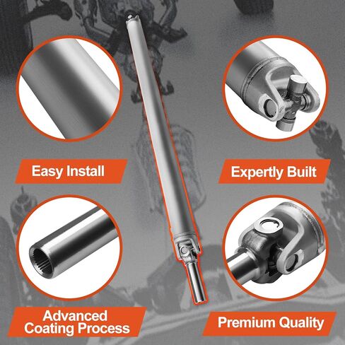 936-059 Rear Complete Drive Shaft Prop Shaft Driveshaft Assembly Compatible with Chevrolet Silverado 1500 & GMC Sierra 1500 2007-2013, 143.5 In. Wheelbase, Automatic Transmission, Replace OE 15794277 in Saudi Arabia