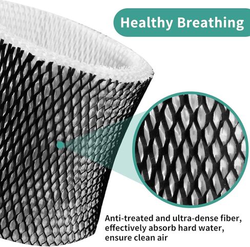 SUNRRA HWF64 Humidifier Filter for Sunbeam Humidifier Filter B, SCM1746, Long-Last & Sturdy, Fits Holmes HM1746, HM-1745 and Bionaire BWF64, 3 Pack in Kuwait