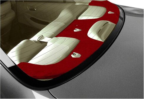 Coverking Custom Fit Dashcovers for Select Nissan Maxima Models - Velour (Red) in Saudi Arabia