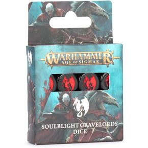 ورشة الألعاب - Warhammer - Age of Sigmar - مجموعة نرد Soulblight Gravelords (إصدار 2025) in Kuwait