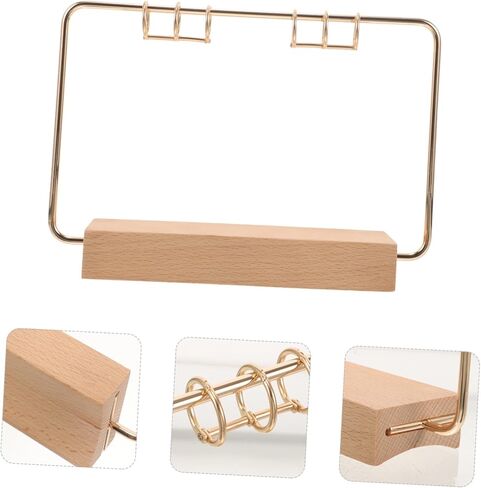 1Set Decorative Calendar Holder Flip Calendar Support Stand for Office Home Desk Decor Lightweight Portable Table Decoration for Teachers Students in Saudi Arabia