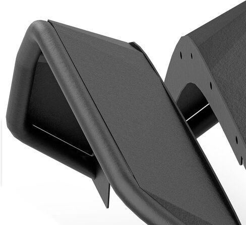 لمجموعة مشاعل الحاجز الأمامية والخلفية الأنبوبية المكونة من 4 قطع من JK المتوافقة مع 2007-2018 Jeep Wrangler JK JKU Unlimited 2/4 أبواب، مجموعة مصدات العجلات الفولاذية شديدة التحمل للطرق الوعرة (أسود) in Kuwait