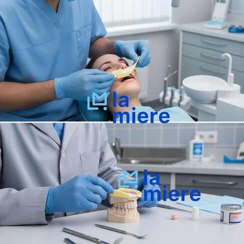 Anterior Bite Registration/Impression Tray, Plastic with Non-Tear mesh, Disposable Rigid Plastic Frame with Strong mesh Netting & Ergonomic Handles, Non-sterile Purple 35/ Bag… in Saudi Arabia