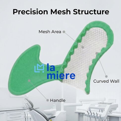 Anterior Bite Registration/Impression Tray, Plastic with Non-Tear mesh, Disposable Rigid Plastic Frame with Strong mesh Netting & Ergonomic Handles, Non-sterile Purple 35/ Bag… in Saudi Arabia
