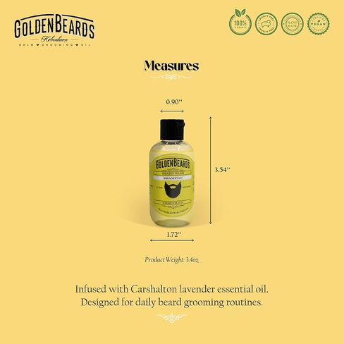 Beard Shampoo and Conditioner Set. The perfect combination for washing your beard 100ml + 100ml of Handmade Product especially made for your beard. MADE IN DENMARK in Kuwait