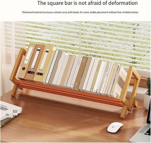 Desktop Small Book Organizer Shelf - Students Simple Vertical Storage Rack, Budget-Friendly Standing Bookend for Home Study Desk, Easy Assembly Mini Book(X-Small) in Saudi Arabia