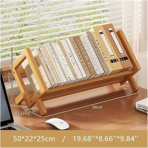 Desktop Small Book Organizer Shelf - Students Simple Vertical Storage Rack, Budget-Friendly Standing Bookend for Home Study Desk, Easy Assembly Mini Book(X-Small) in Saudi Arabia